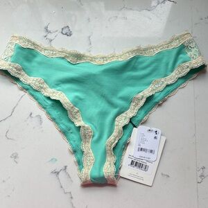 Spell Amour Lace Brief XL Seafoam BNWT